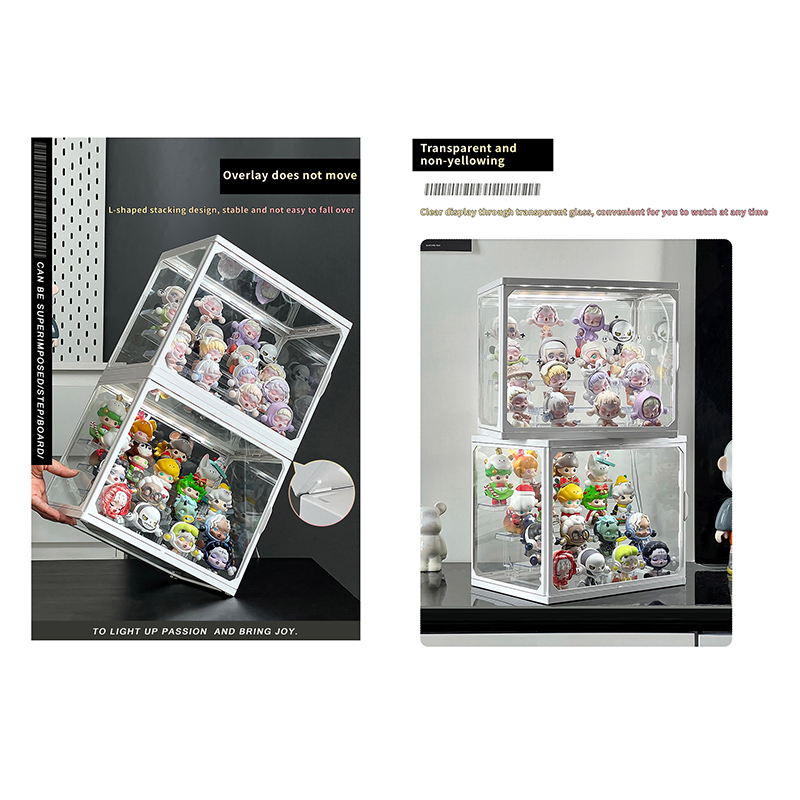 Figure-Glass Lighted Sensor Figure Box